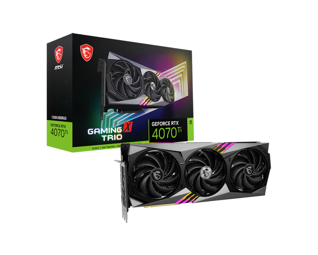 Tarjeta Grafica MSI GeForce RTX 4070 Ti GAMING X TRIO 12G